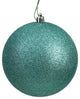 Vickerman N593044DG 12" Seafoam Glitter Ball Ornament