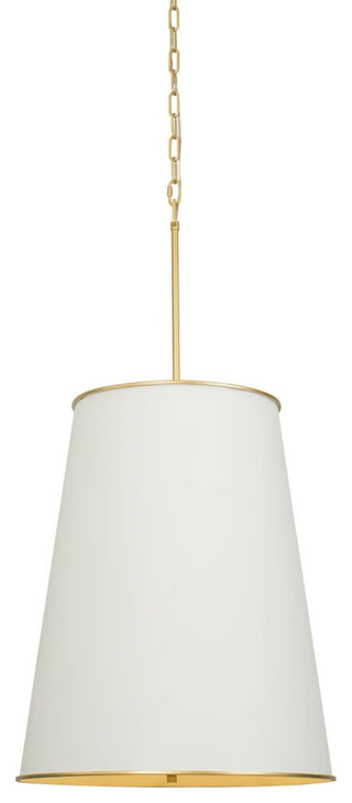 Varaluz 364F09 Coco 9 Light 20"W Pendant - Matte White / French Gold