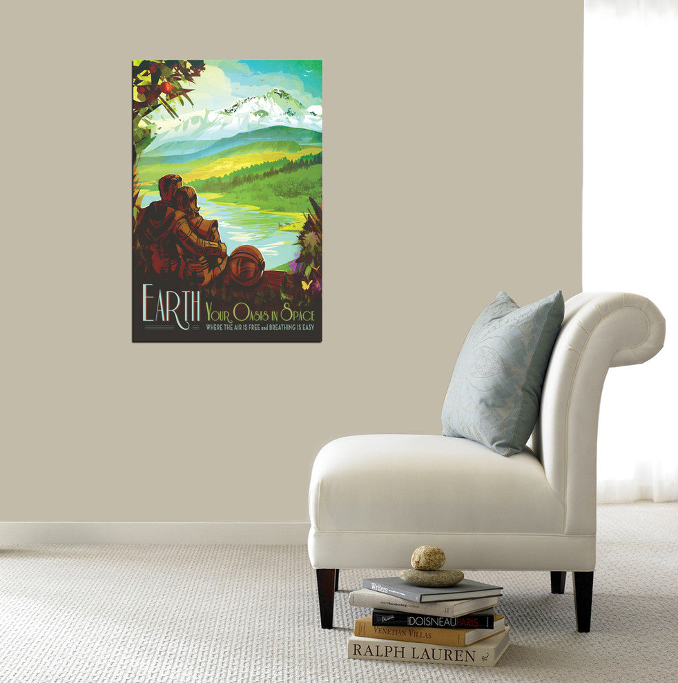 Epic Graffiti "Visions of the Future: Earth" Giclee Canvas Wall Art, 40"x60"