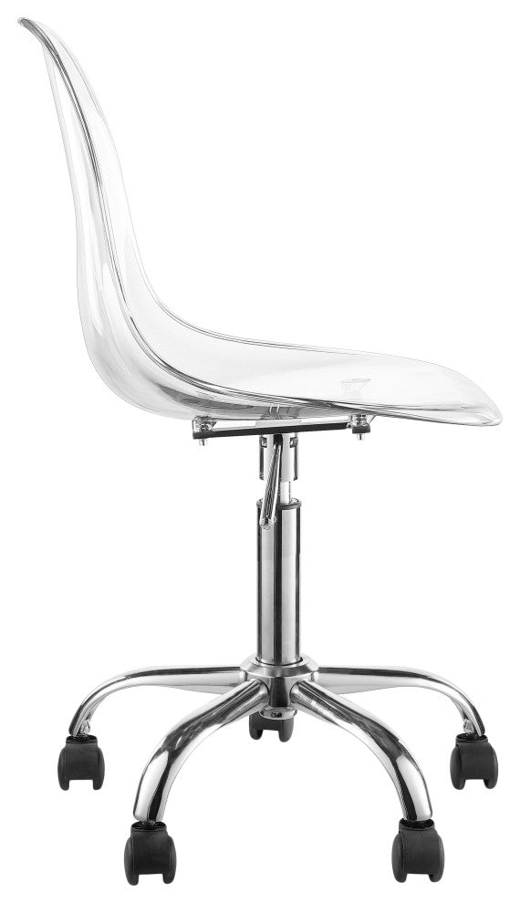 Clarion Office Chair, Chrome