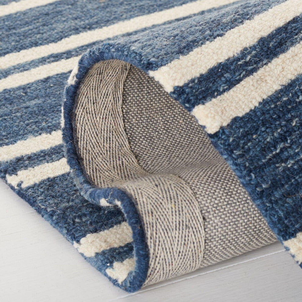 Safavieh Lauren Ralph Lauren Collection LRL6704 Rug, Blue/Ivory, 6' Square