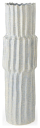 23" Jumbo Organic Textured Gray Vase