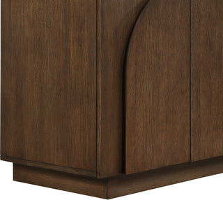 Navona Oak Veneer Sideboards / Buffet, Brown, 4pc