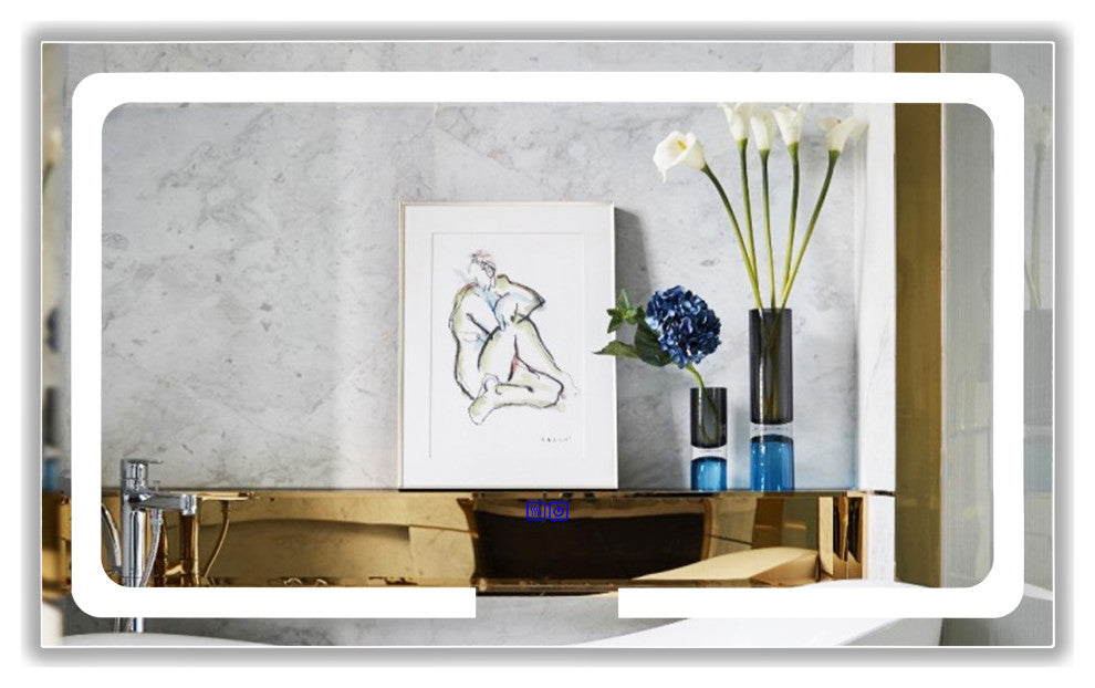 CHLOE Lighting LUMINOSITY Rectangular TouchScreen LED Mirror