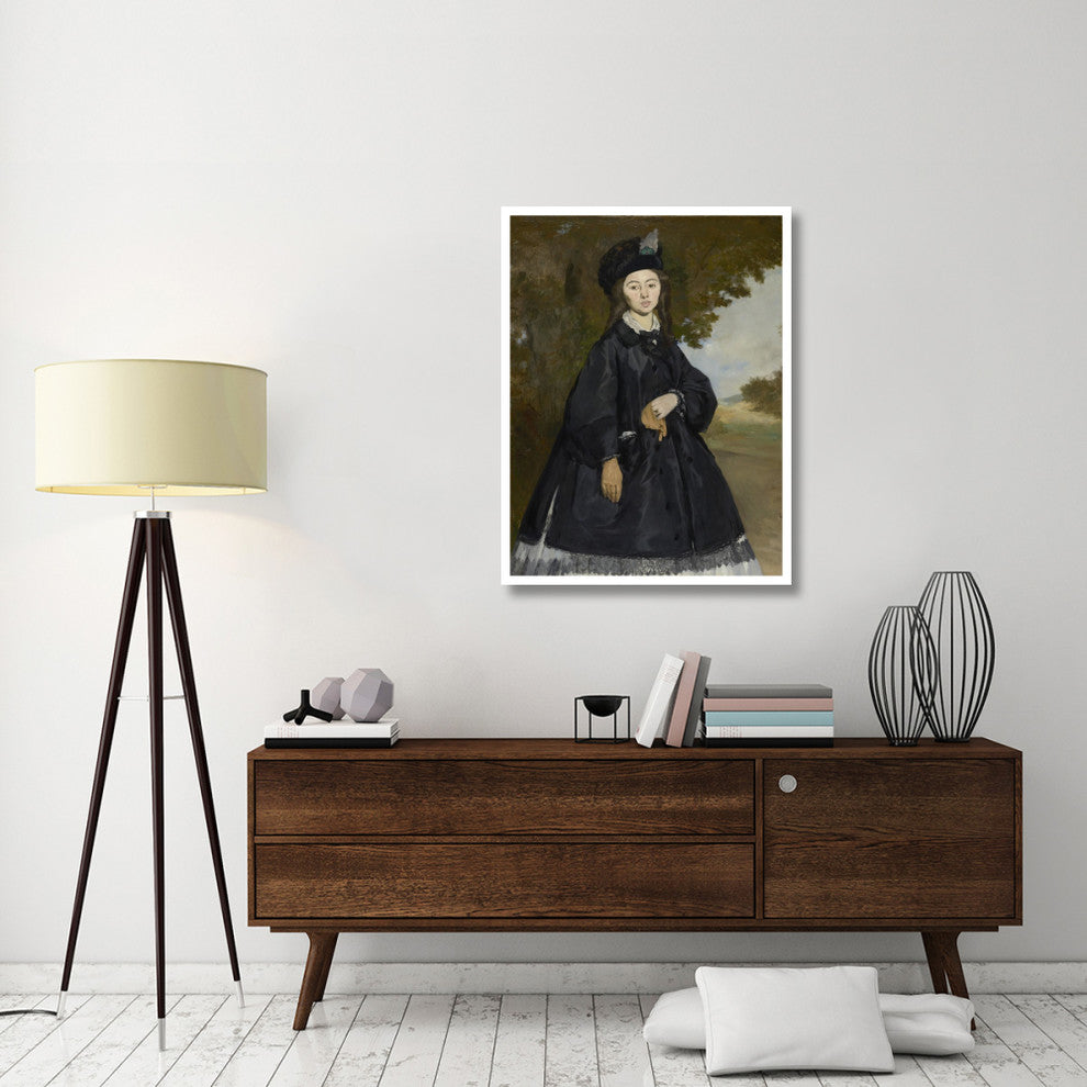 "Portrait of Madame Brunet" Digital Paper Print by Edouard Manet, 32"x42"