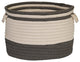 Colonial Mills Basket Bar Harbour Basket Gray Round