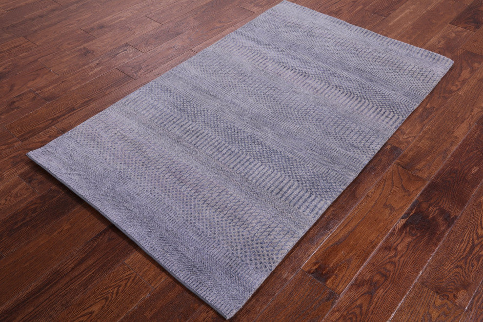 Savannah Grass Wool and Silk Handmade Rug 2' 11" X 4' 10" Q11556