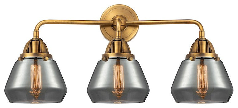 Innovations Lighting 288-3W-BB-G173 Fulton 3 Light 24.75" Bath Vanity Light