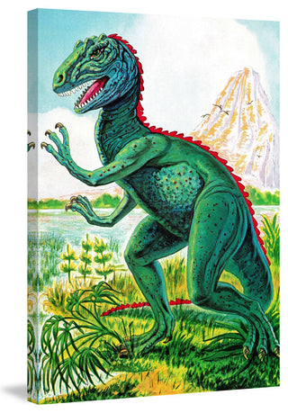 "Ceratosaurus" Painting Print on Canvas by Curtis