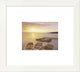 "Boats At Dock" Framed Digital Print by Diane Romanello, 16x14"