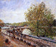 Camille Pissarro The Pont Royal, Grey Weather  Afternoon  Spring Wrapped Canvas