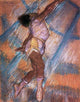 Edgar Degas Study for -La La at the Cirque Fernando- Gallery Wrap Canvas