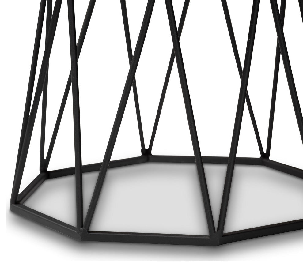 Arlen Contemporary End Table, Black