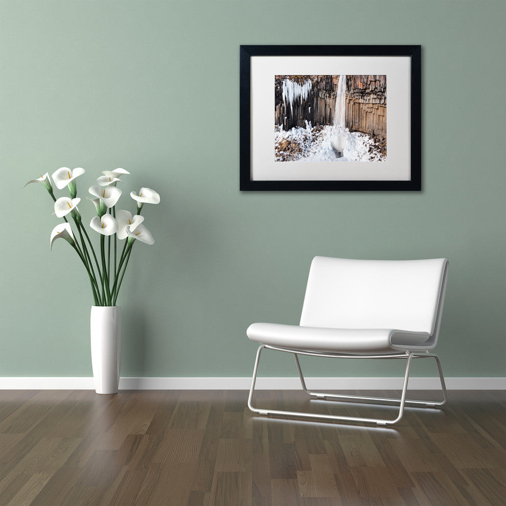 Michael Blanchette 'Columns' Art, Black Frame, White Mat, 20x16