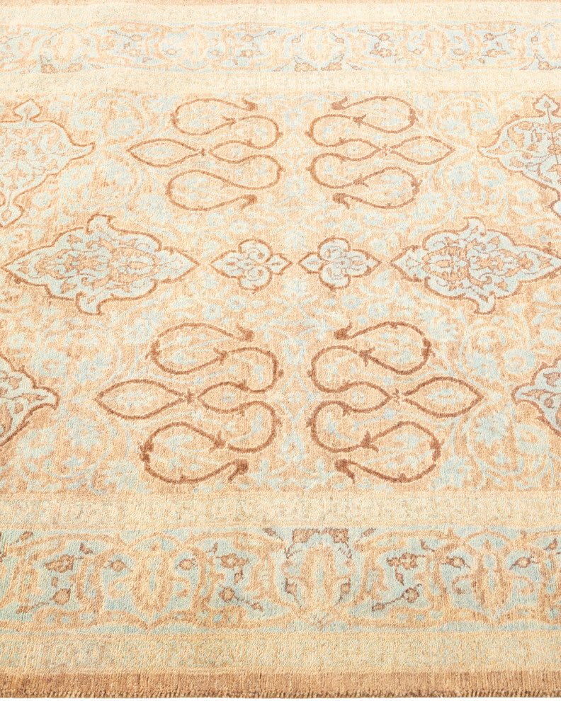 Ujjain, One-of-a-Kind Hand-Knotted Area Rug Brown, 3'0"x9'1"