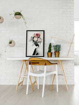 "Blooming Back" Framed Painting Print, 16"x24"