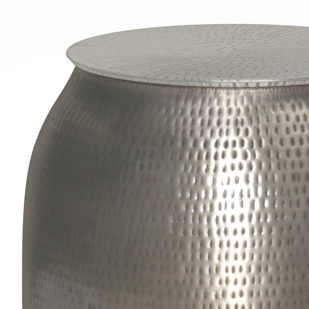 Griffen Metal Storage Accent Table
