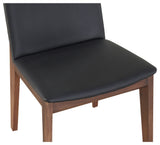Deco Dining Chair, Set of 2, Ebony