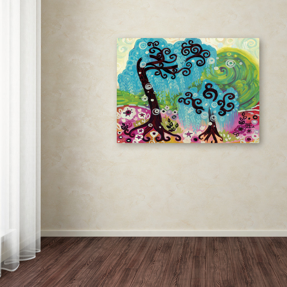 Natasha Wescoat '032' Canvas Art, 47x35