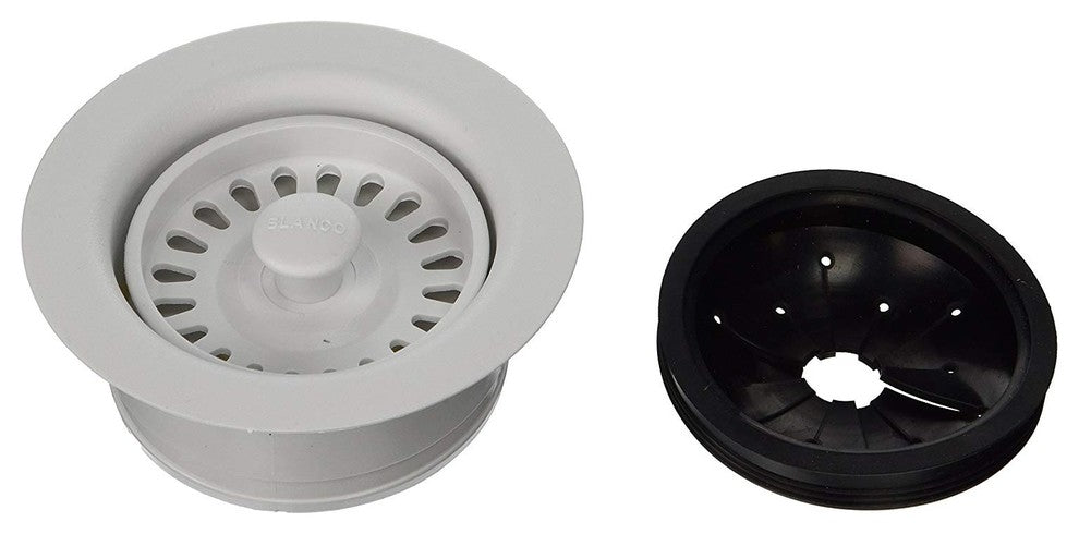 Blanco Silgranit II Disposal Flange Insert And Strainer, White