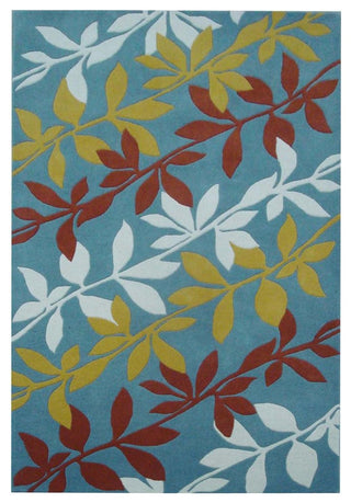 Safavieh Soho Soh764A Floral Rug, Blue/Multi, 5'0"x8'0"