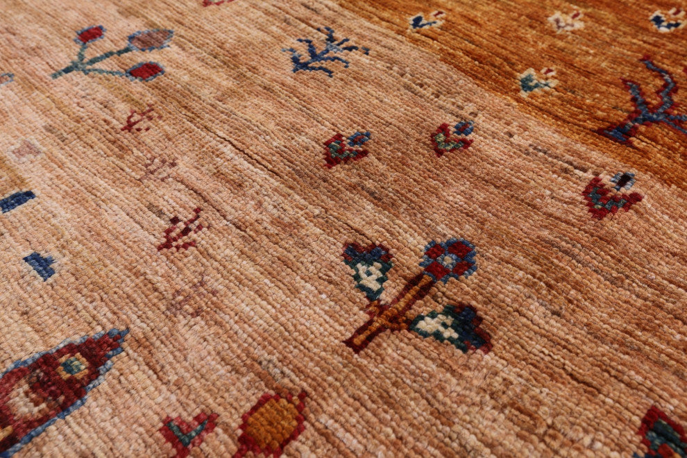 3' 5" X 5' 3" Tribal Persian Gabbeh Handmade Rug Q10722
