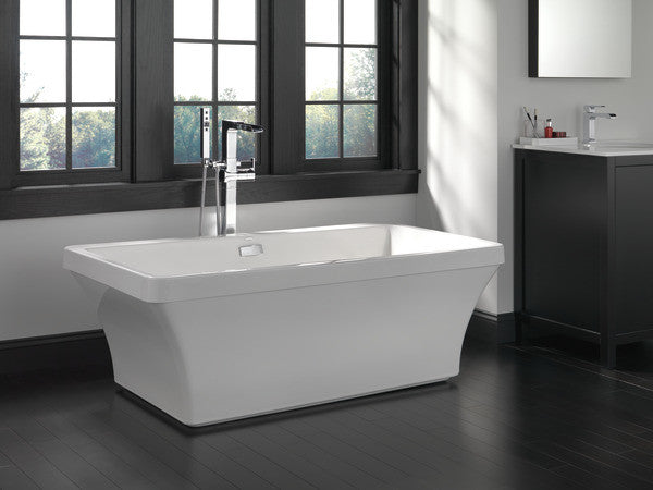 Delta Ara Single Handle Channel Bathroom Faucet, Chrome, 568LF-MPU