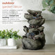Rainforest Rock Fountain with LED Light