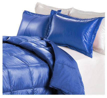 PUFF Packable Down Indoor/Outdoor Water Resistant Comforter, Electric Blue, Full