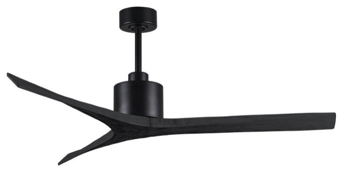 Matthews Fan Company Mollywood 60" Ceiling Fan, Matte Black