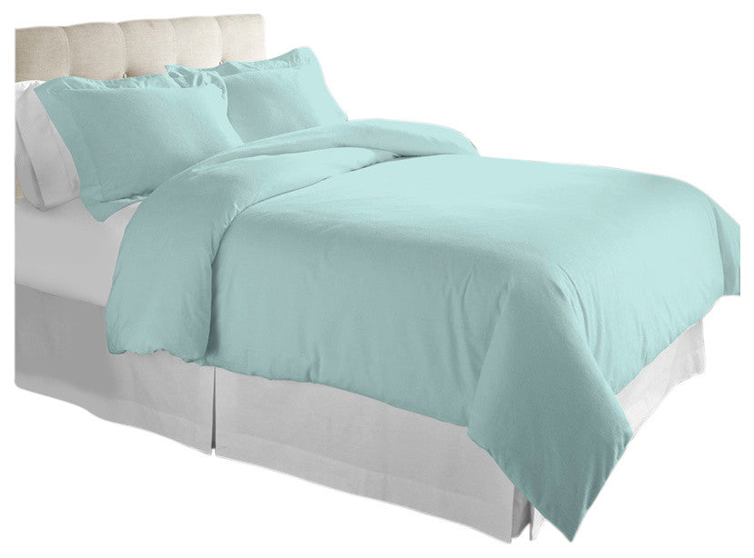 Poinetehaven 200 GSM Duvet Set, Lagoon, King /Cal King