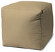 17  Cool Khaki Tan Solid Color Indoor Outdoor Pouf Ottoman
