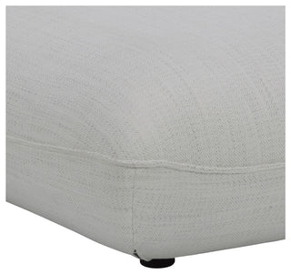 Zeppelin Ottoman Salt Stone White