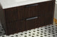 Ari Kitchen and Bath San Diego Bath Vanity, Walnut, 36", Single Sink, Floating