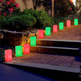 Electric Luminaria Kit With 10 Lights Red and Green