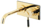 Kingston Brass Single-Handle Wall Mount Bathroom Faucet, Polished Brass