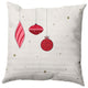 Light Bright Decorative Throw Pillow, Red, 26"x26"