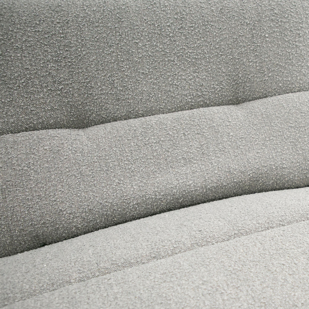 Divani Casa Basil Modern Grey Fabric Small Electric Recliner Chair