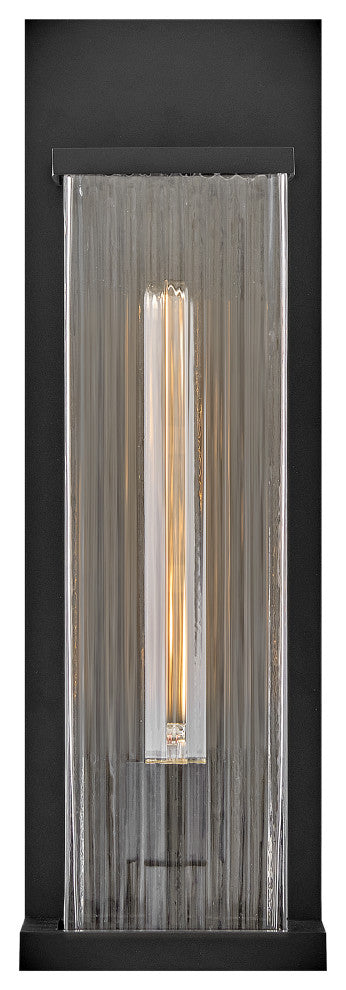 Hinkley Torrent Medium Wall Mount Lantern, Black