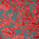 Scuba Coral Burnout Velvet Upholstery Fabric, Atomic