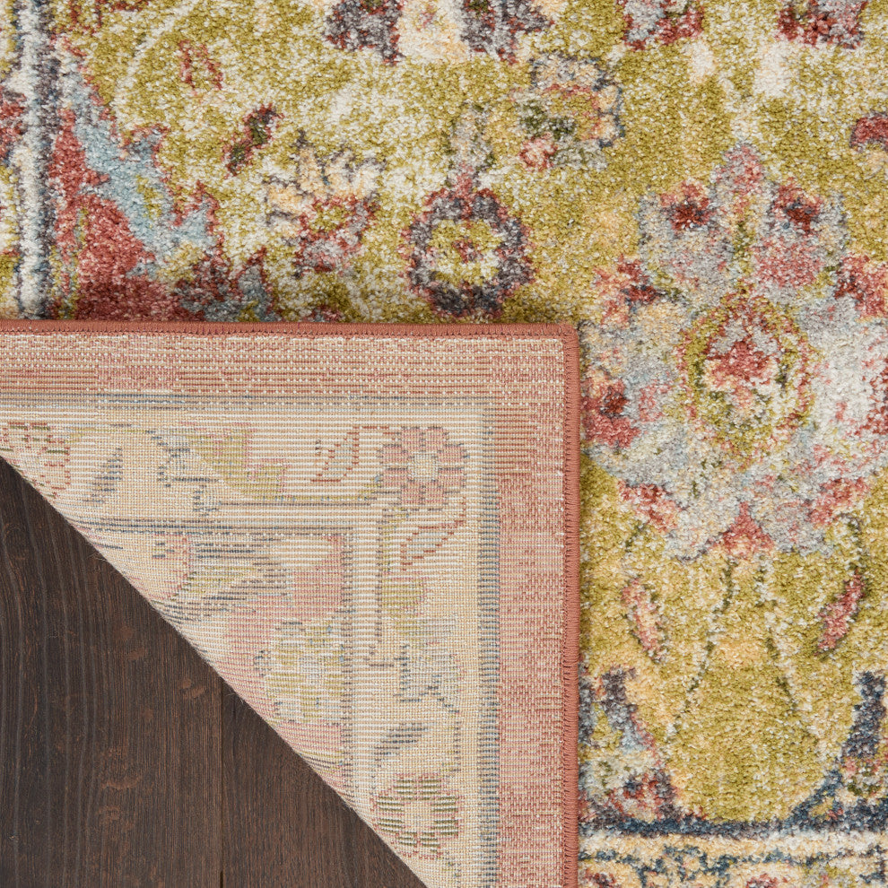 Nourison Juniper 9' x 12' Terracotta Multicolor Vintage Indoor Area Rug