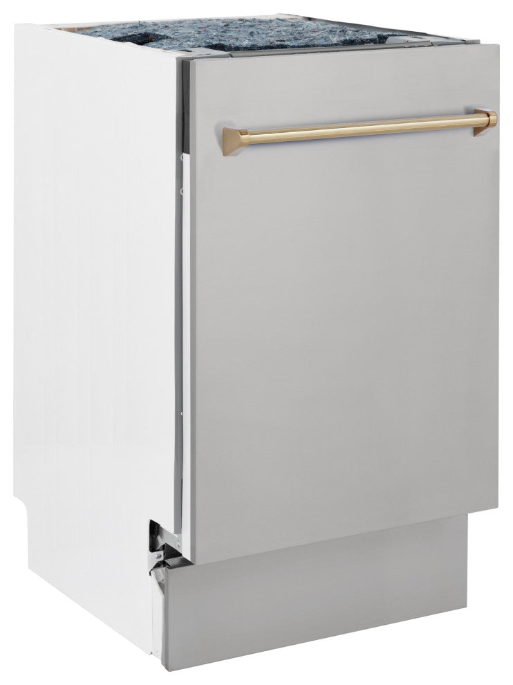 ZLINE 18" Tall Tub Dishwasher, Stainless Steel DWVZ-304-18-CB