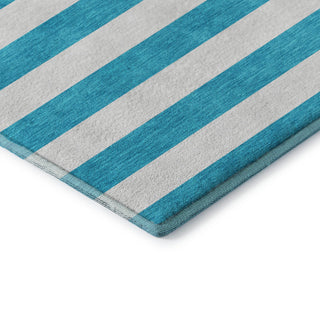 Premium Machine Washable Mayfield AMF528 Teal 2'3" x 7'6" Runner Rug