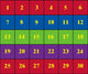 Classroom Seating Rug Bright