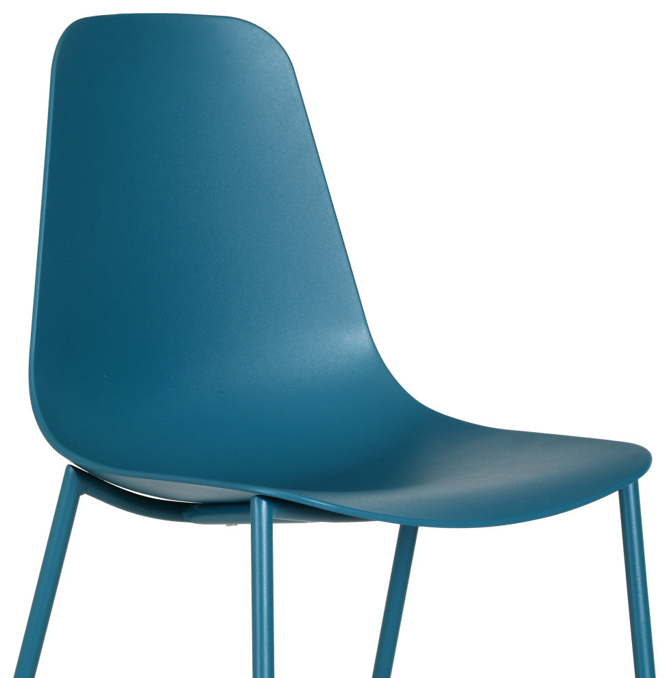 Poly and Bark Isla Chair, Ocean Teal, Set of 4