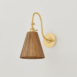 Hudson Valley Lighting Ruthin Wall Sconce, Aged Brass
