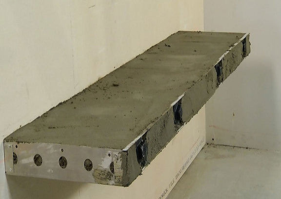 Better Bench Ready to To Tile Rectangle Adjustable Bench Mount Shower, 19-32 Inch