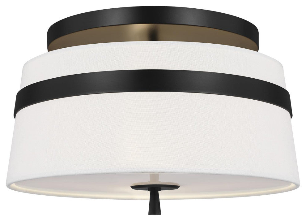 Cordtlandt Small Semi-Flush Mount, Aged Iron