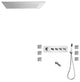 Fontana Thermostatic Copper Wall Mounted Shower Set With Body Spray Jets