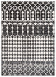 Surya Rabat RBT-2309 7'10"x10'2" Rug, Medium Gray/White